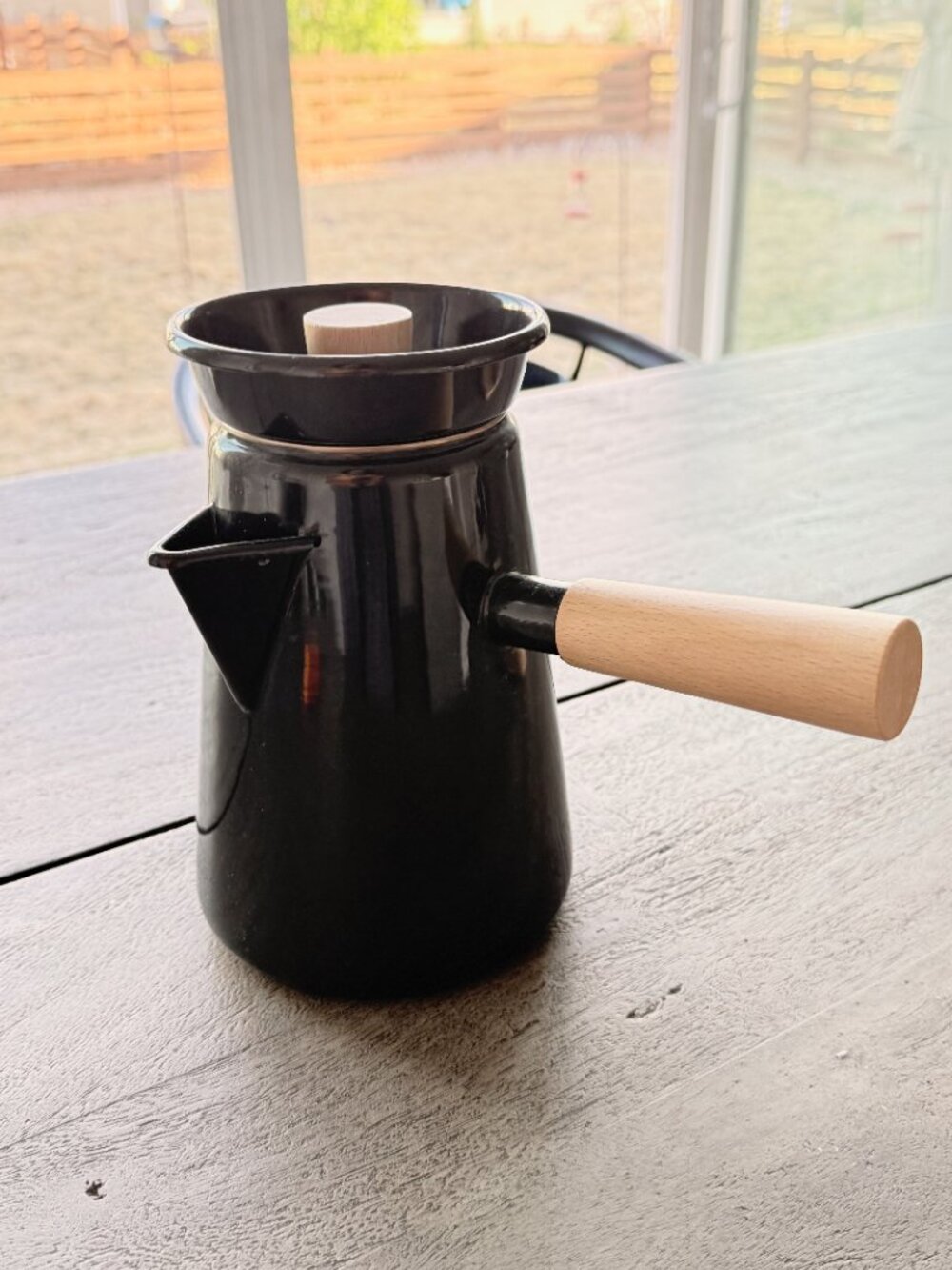 Umbra Shift Cowboy Coffee Maker Pitcher Black Minimalist - Picture 4 of 5